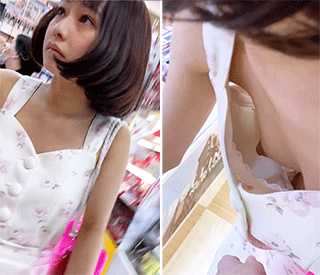 浮ブラ 買い物中のロリっ子たちの浮ブラ胸ちらを小型カメラで隠し撮り が半額 Xcolle